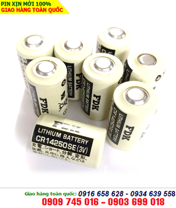 FDK CR14250SE; Pin FDK CR14250SE lithium 3V nuôi nguồn PLC/CNC chính hãng Made in Japan